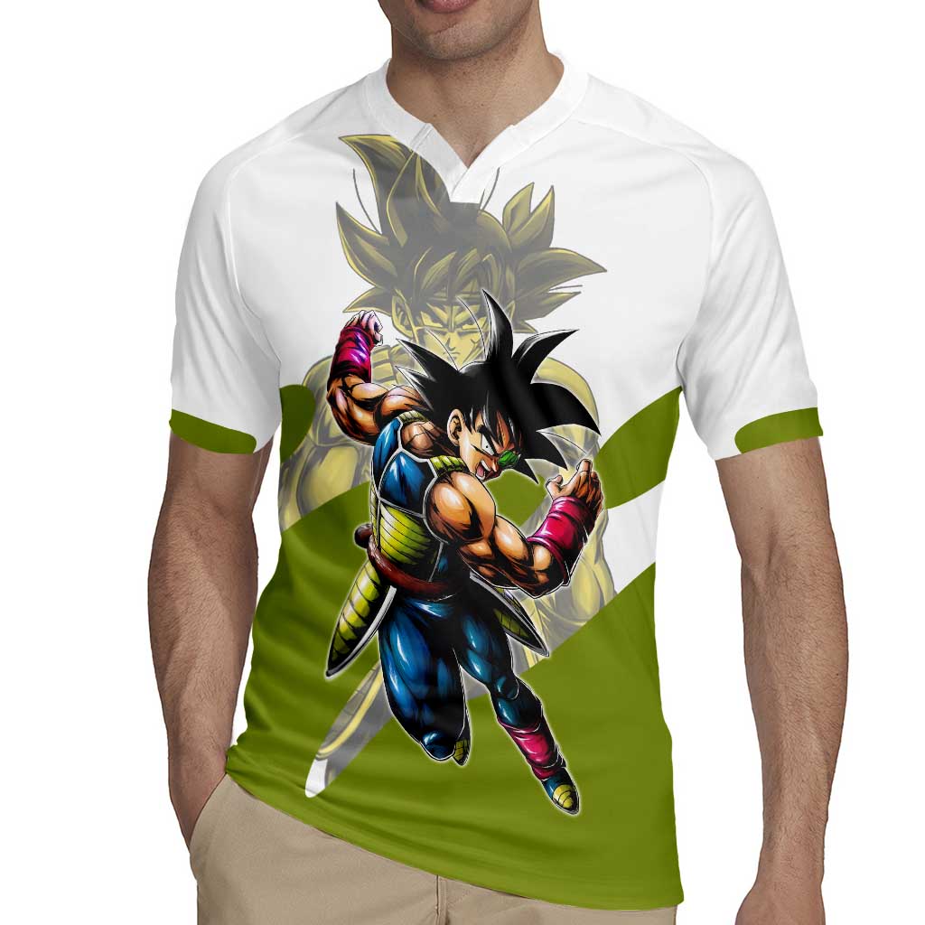 Bardock Saiyan Legacy Rugby Jersey Classic Anime Battle Style