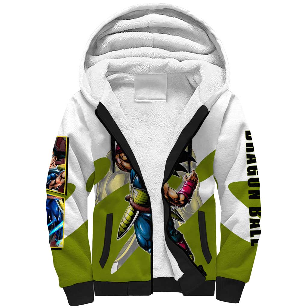 Bardock Saiyan Legacy Sherpa Hoodie Classic Anime Battle Style