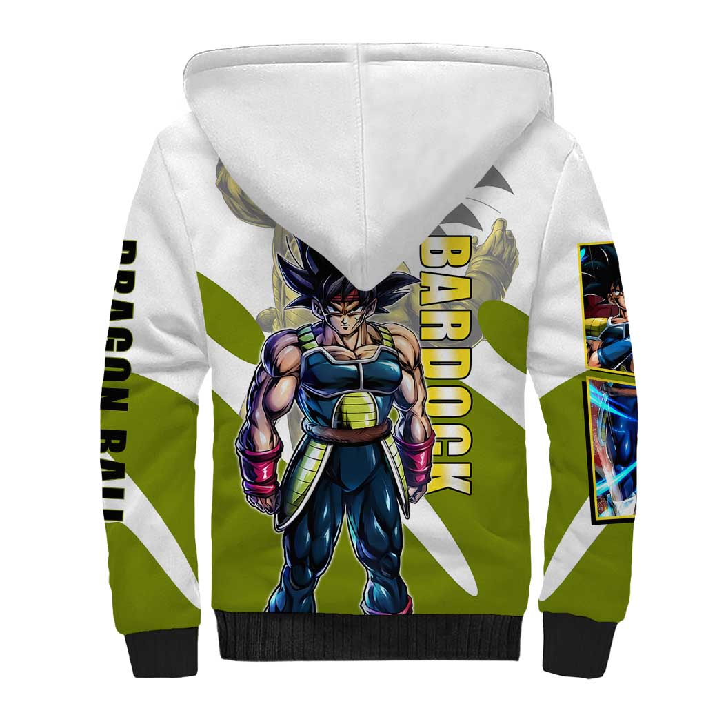Bardock Saiyan Legacy Sherpa Hoodie Classic Anime Battle Style