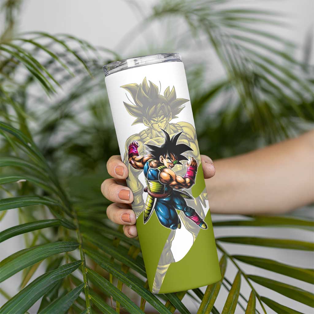 Bardock Saiyan Legacy Skinny Tumbler Classic Anime Battle Style