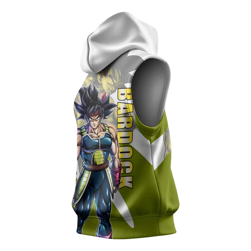Bardock Saiyan Legacy Sleeveless Hoodie Classic Anime Battle Style