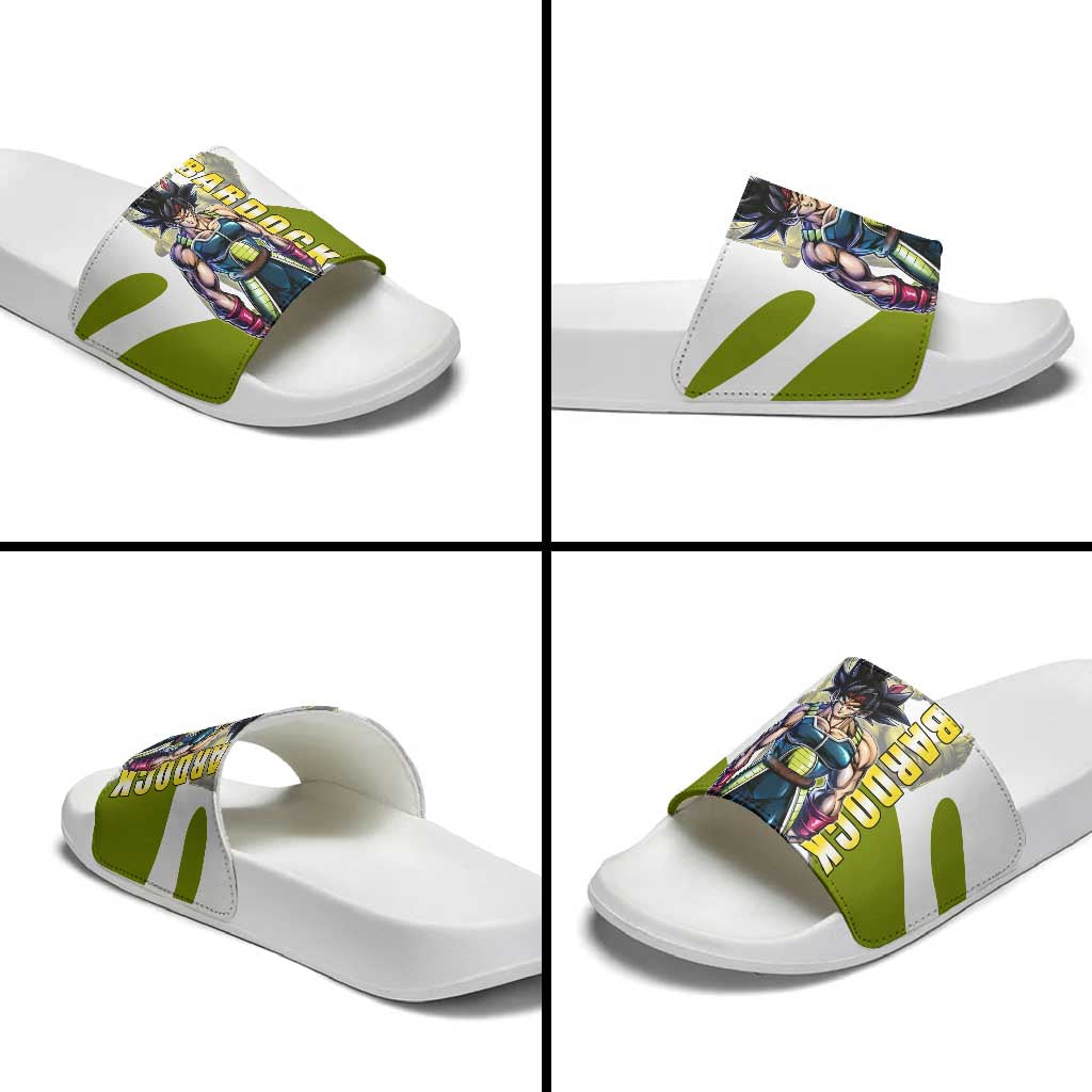 Bardock Saiyan Legacy Slide Sandals Classic Anime Battle Style
