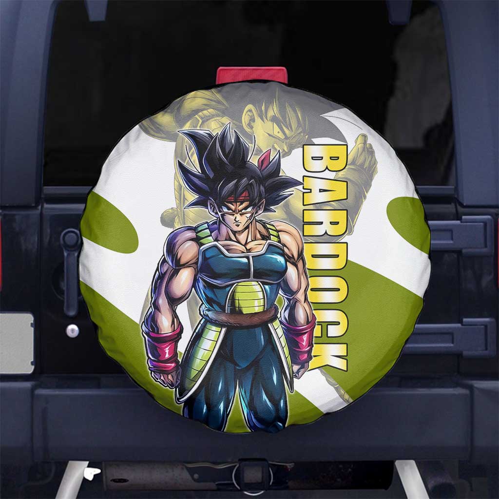 Bardock Saiyan Legacy Spare Tire Cover Classic Anime Battle Style