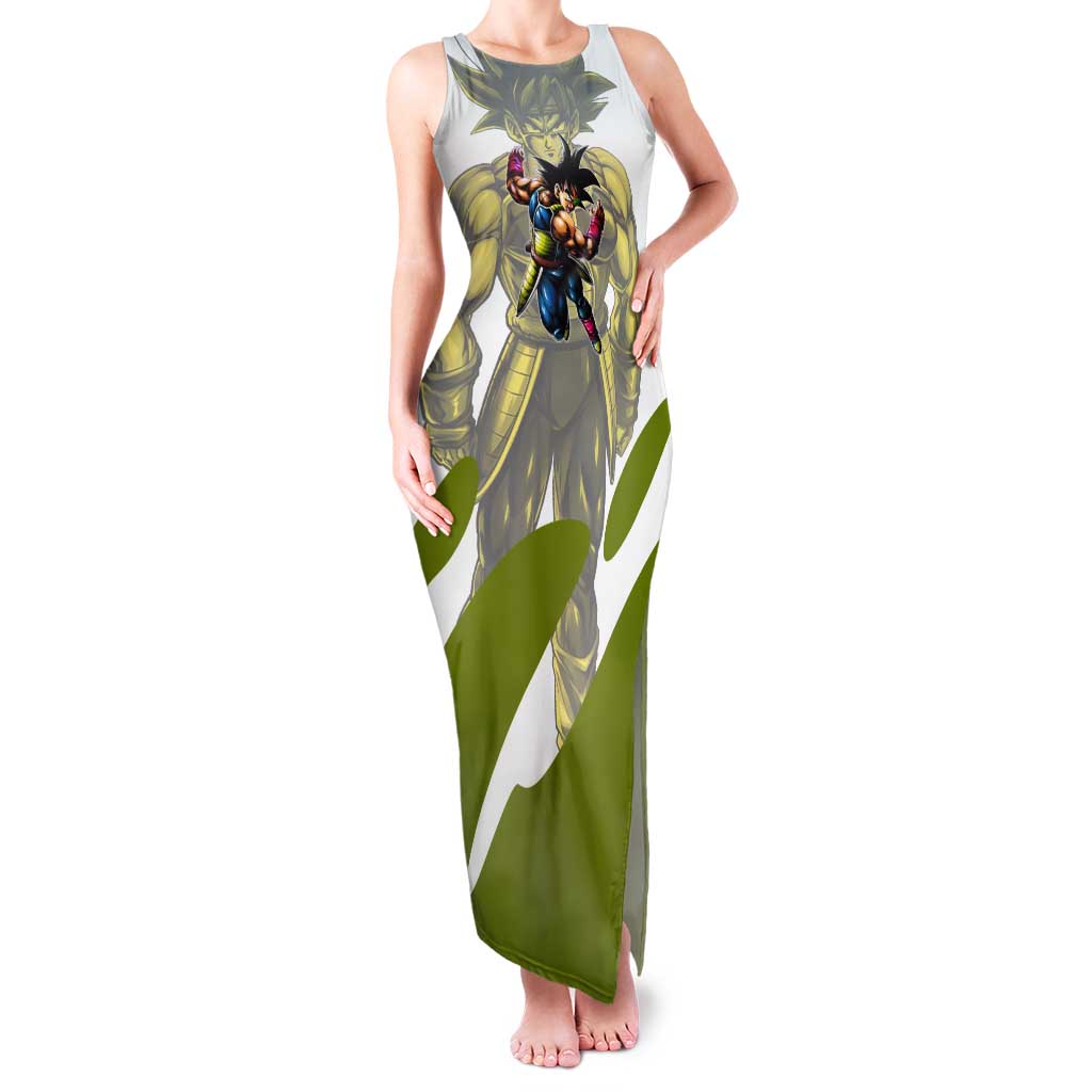 Bardock Saiyan Legacy Tank Maxi Dress Classic Anime Battle Style