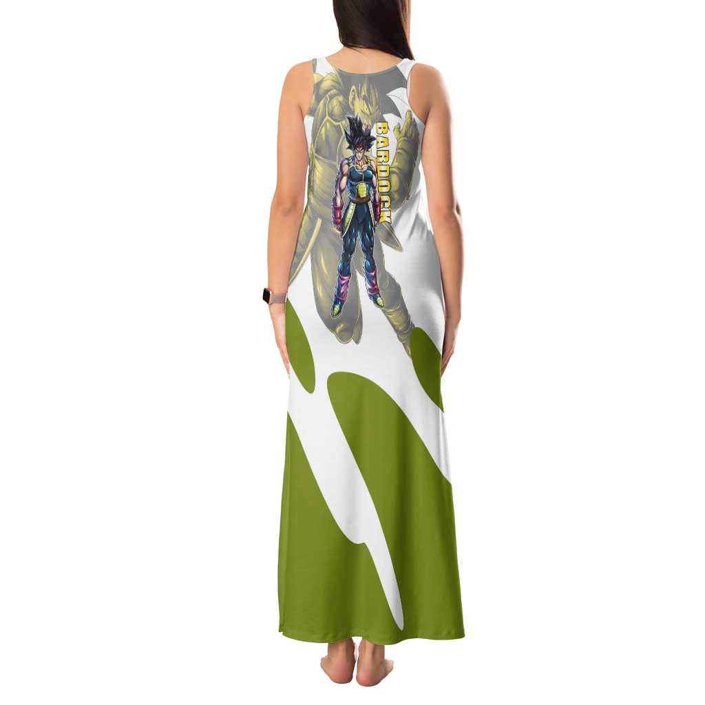 Bardock Saiyan Legacy Tank Maxi Dress Classic Anime Battle Style