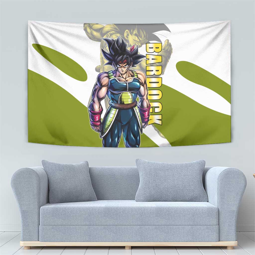 Bardock Saiyan Legacy Tapestry Classic Anime Battle Style