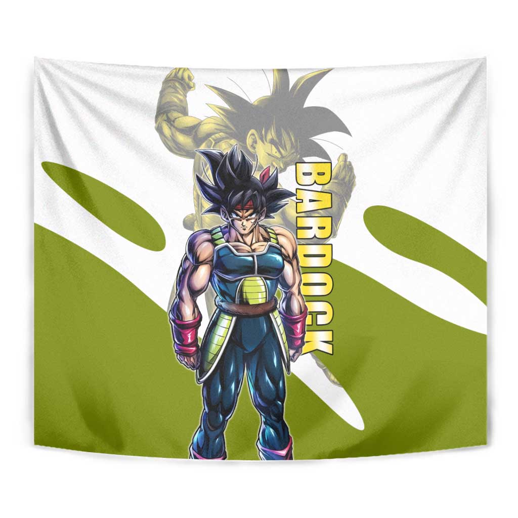 Bardock Saiyan Legacy Tapestry Classic Anime Battle Style
