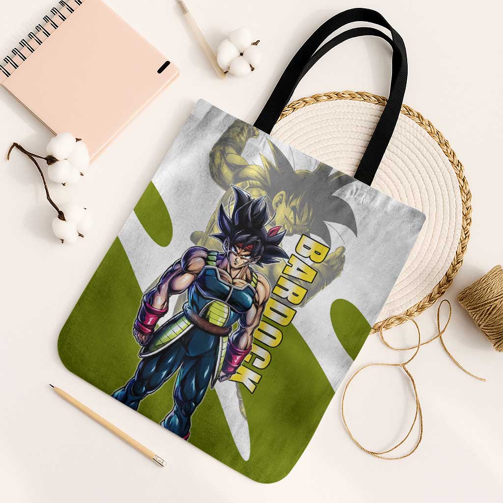 Bardock Saiyan Legacy Tote Bag Classic Anime Battle Style