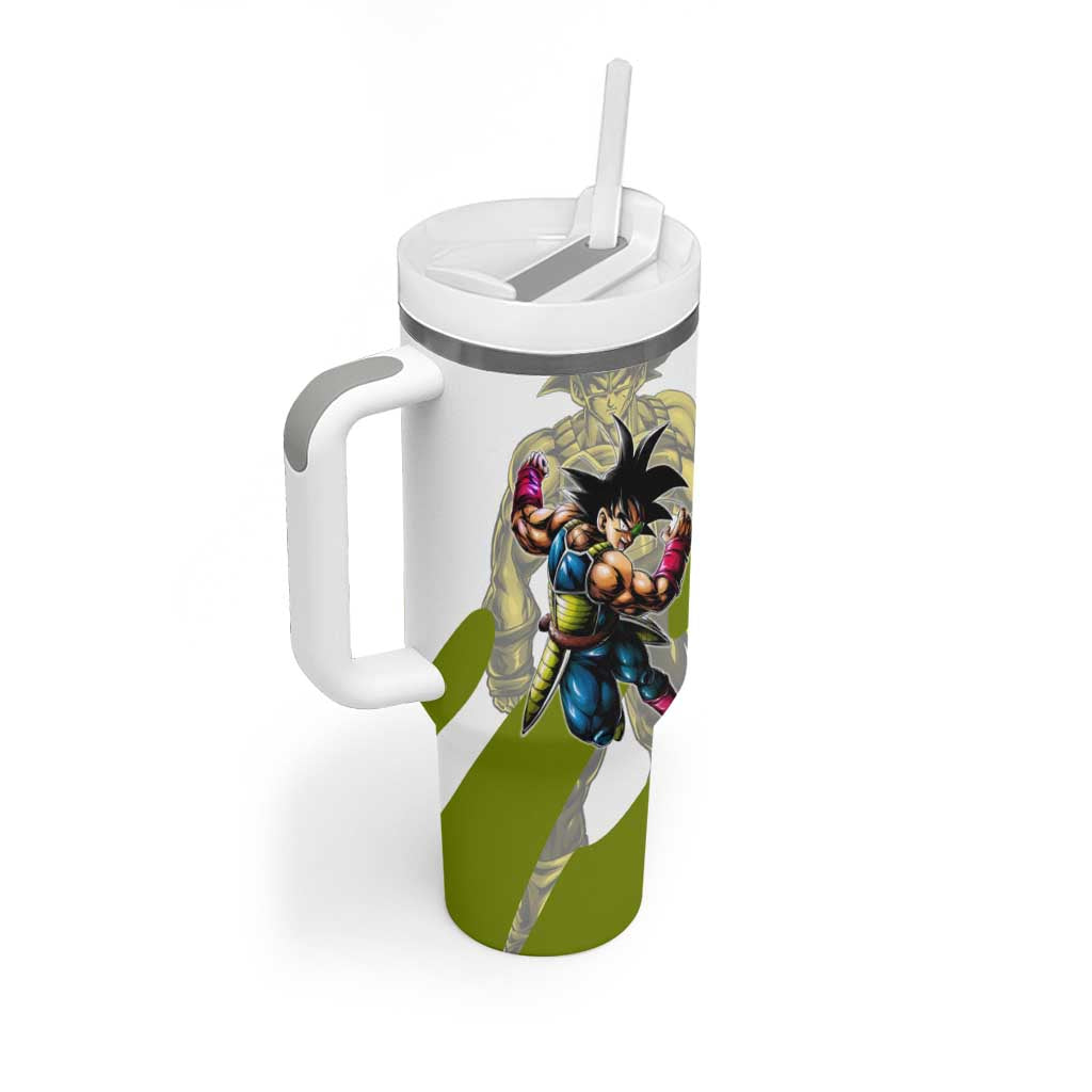 Bardock Saiyan Legacy Tumbler With Handle Classic Anime Battle Style