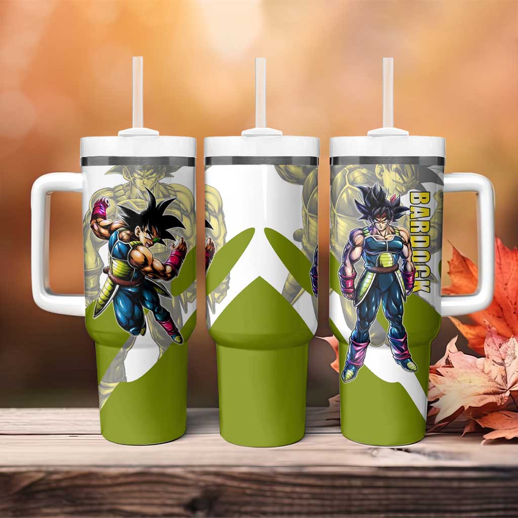 Bardock Saiyan Legacy Tumbler With Handle Classic Anime Battle Style