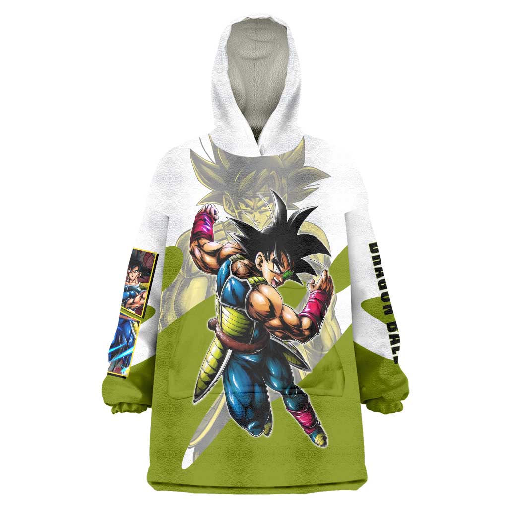 Bardock Saiyan Legacy Wearable Blanket Hoodie Classic Anime Battle Style