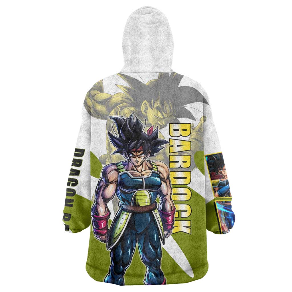 Bardock Saiyan Legacy Wearable Blanket Hoodie Classic Anime Battle Style