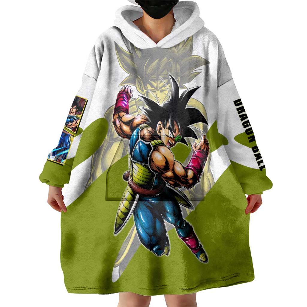Bardock Saiyan Legacy Wearable Blanket Hoodie Classic Anime Battle Style