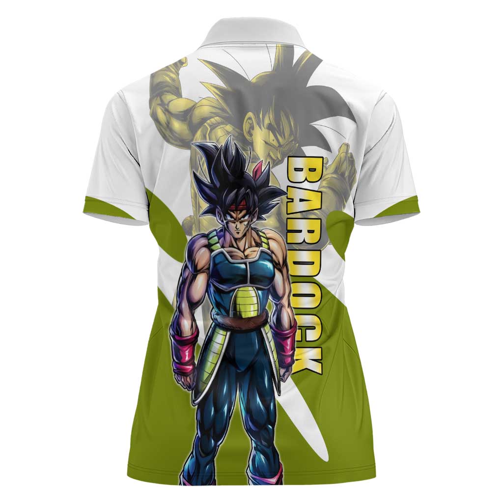 Bardock Saiyan Legacy Women Polo Shirt Classic Anime Battle Style