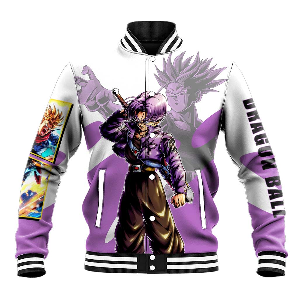 Trunks Time Warrior Baseball Jacket Dynamic Anime Sword Style