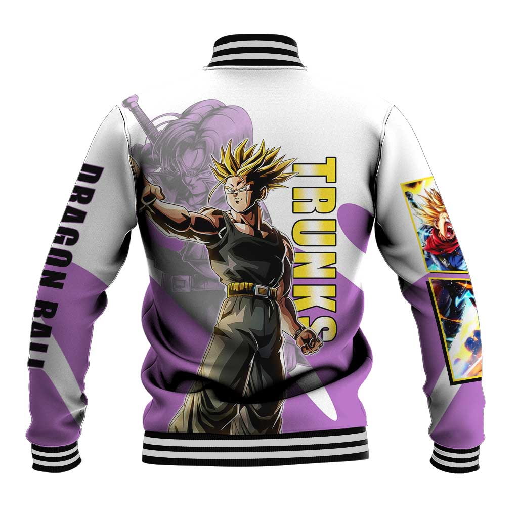 Trunks Time Warrior Baseball Jacket Dynamic Anime Sword Style