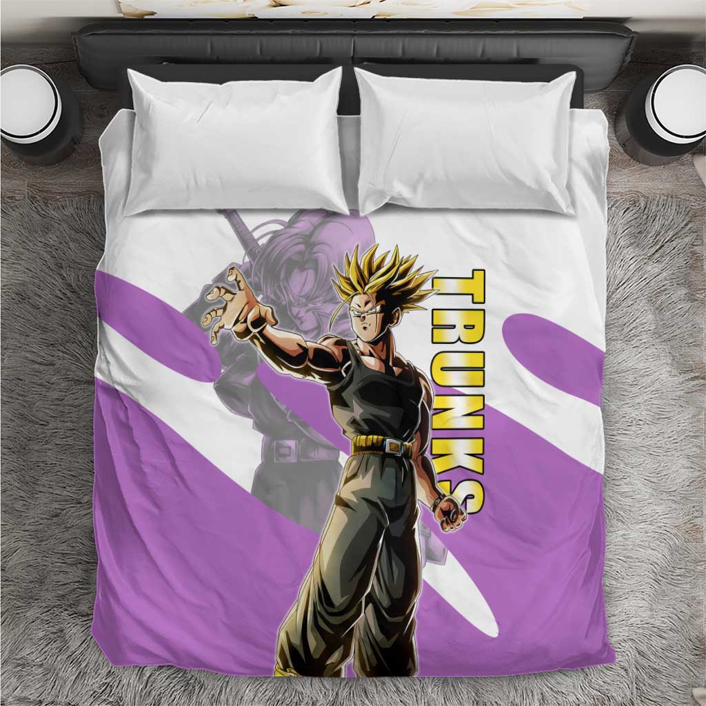Trunks Time Warrior Bedding Set Dynamic Anime Sword Style