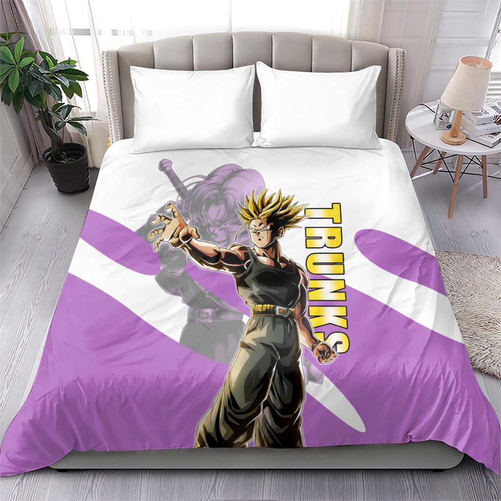 Trunks Time Warrior Bedding Set Dynamic Anime Sword Style