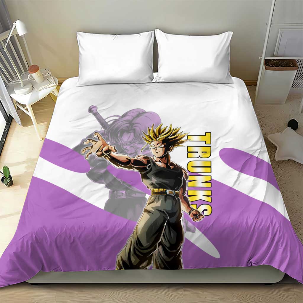 Trunks Time Warrior Bedding Set Dynamic Anime Sword Style