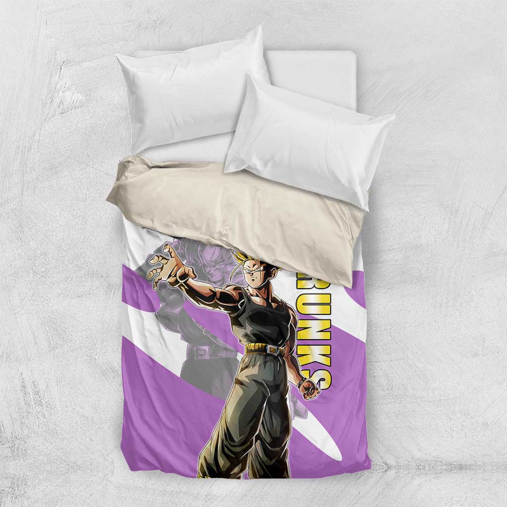 Trunks Time Warrior Bedding Set Dynamic Anime Sword Style