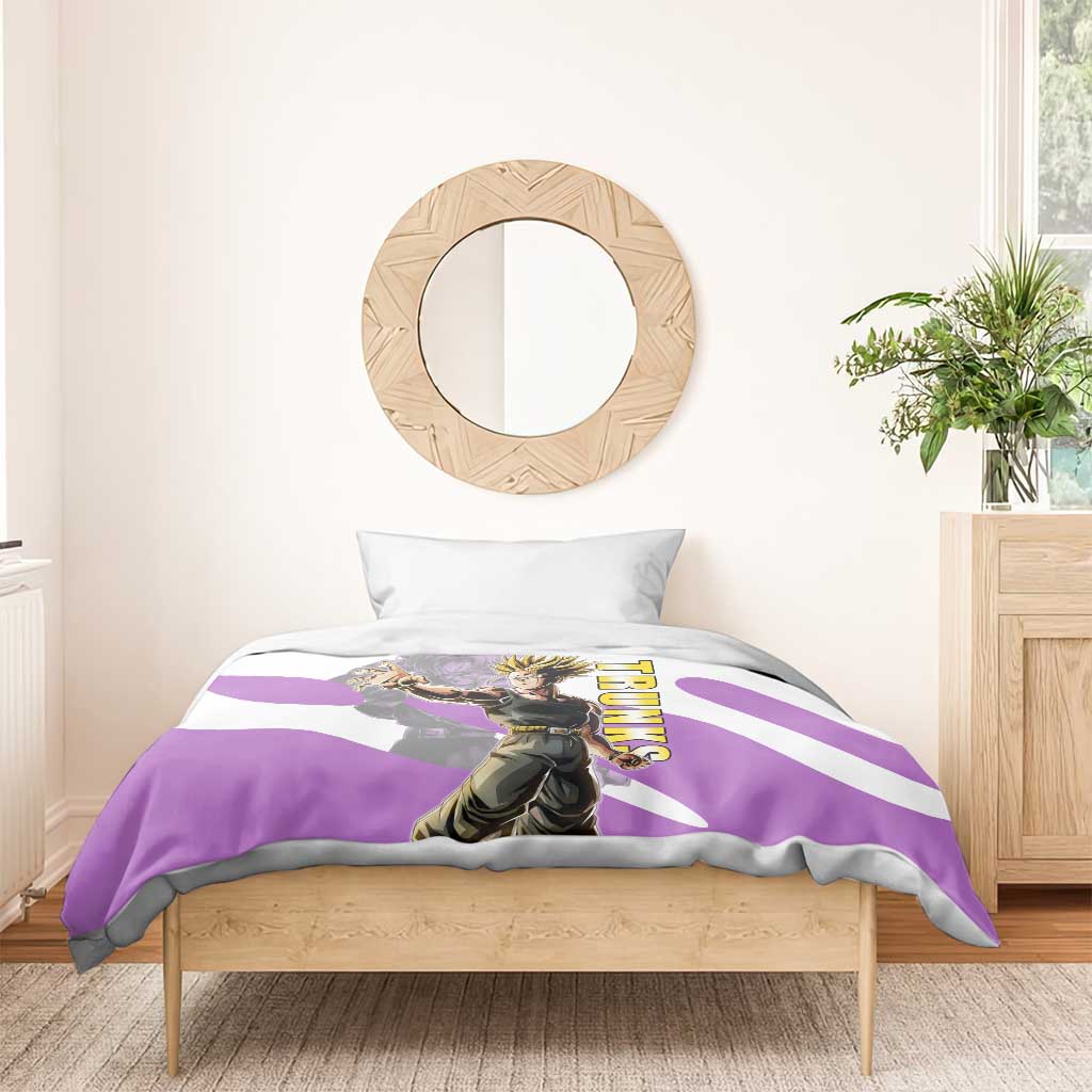 Trunks Time Warrior Bedding Set Dynamic Anime Sword Style