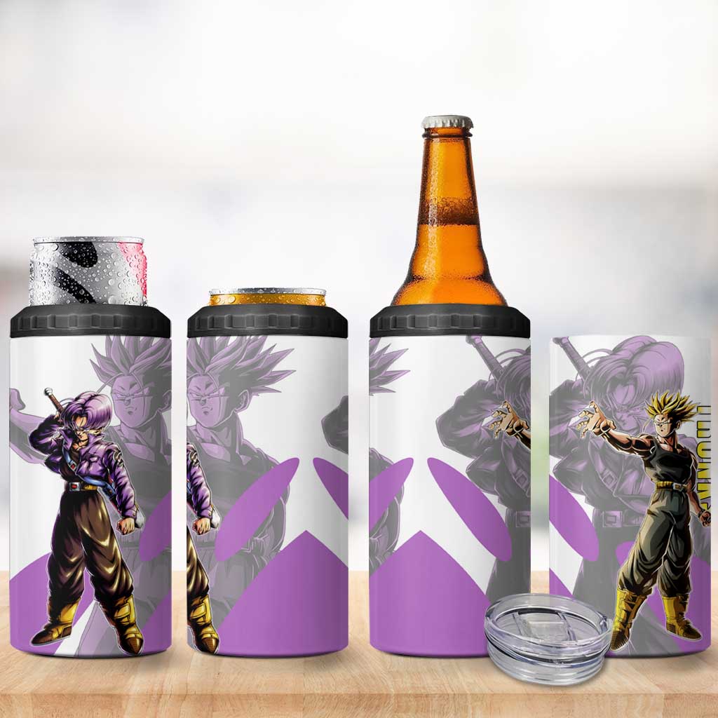 Trunks Time Warrior 4 in 1 Can Cooler Tumbler Dynamic Anime Sword Style