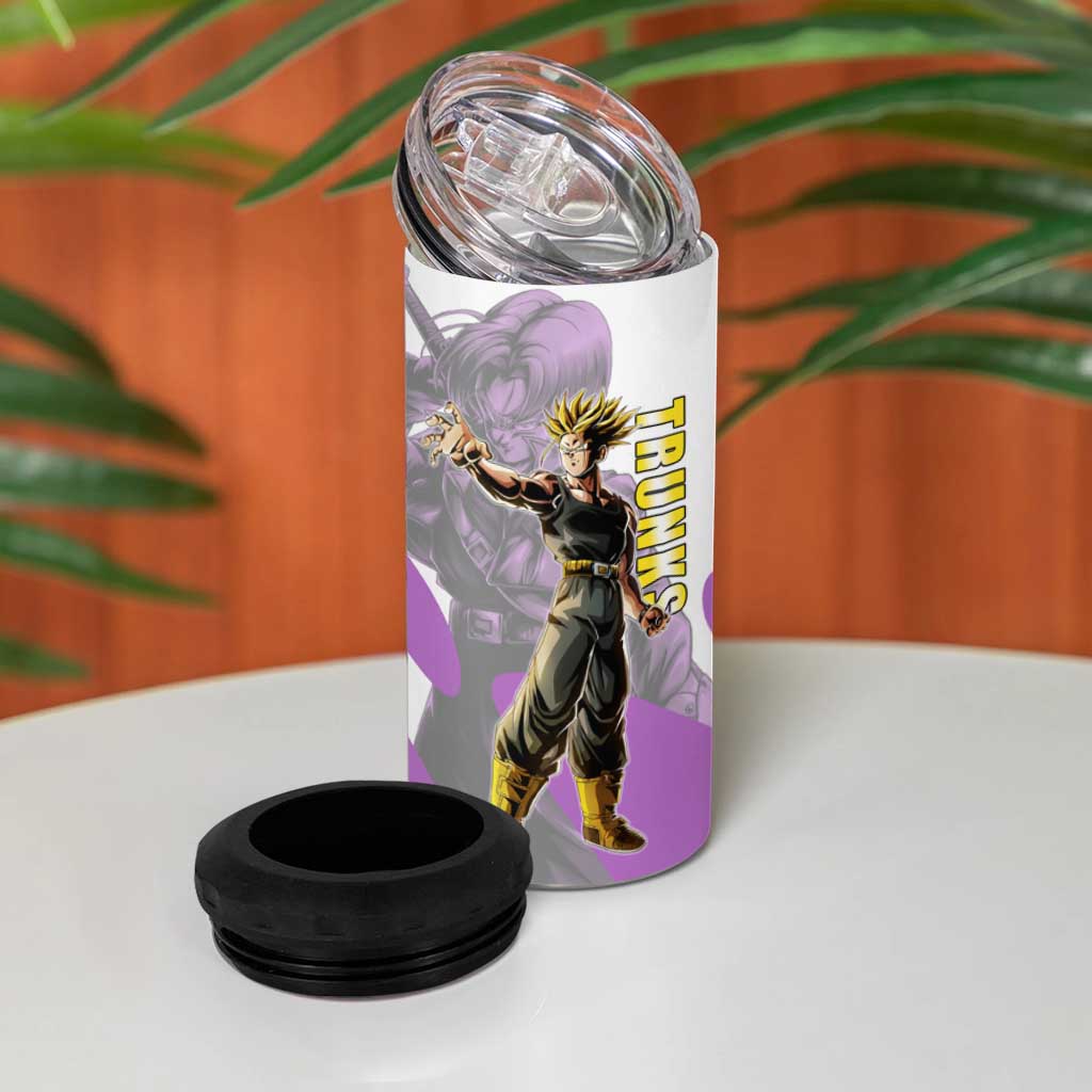 Trunks Time Warrior 4 in 1 Can Cooler Tumbler Dynamic Anime Sword Style