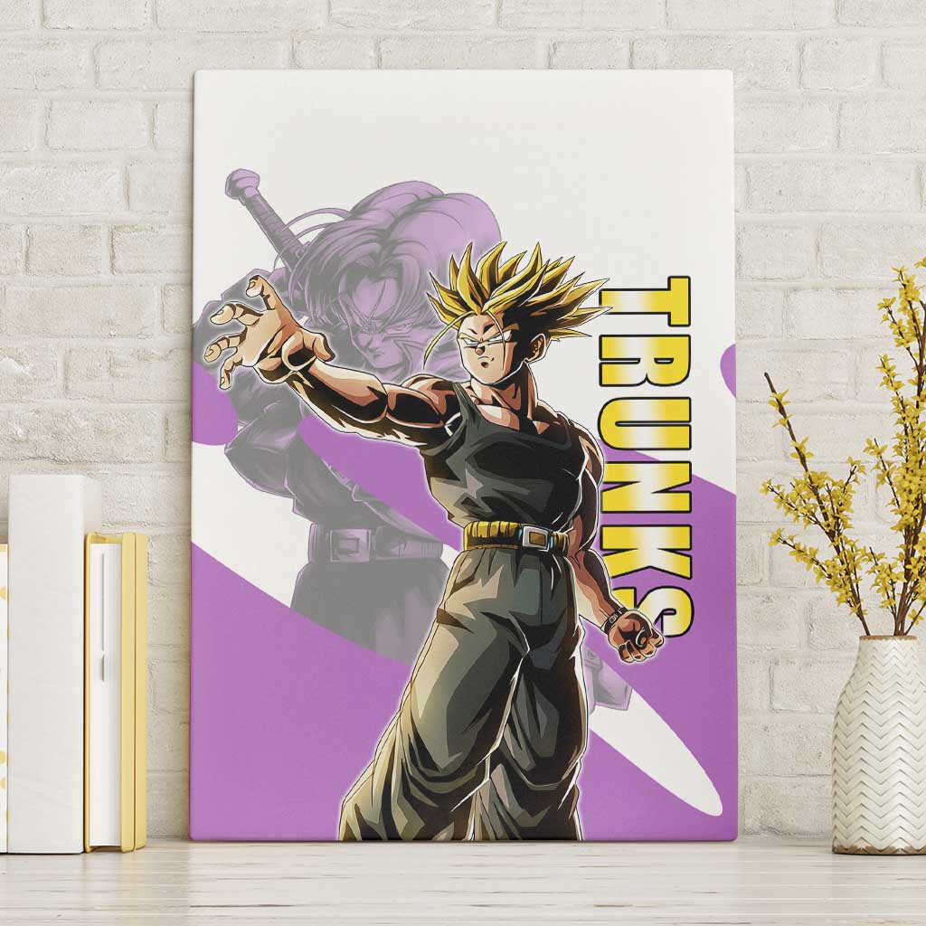 Trunks Time Warrior Canvas Wall Art Dynamic Anime Sword Style