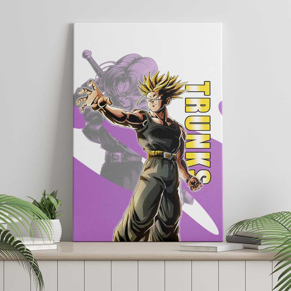 Trunks Time Warrior Canvas Wall Art Dynamic Anime Sword Style