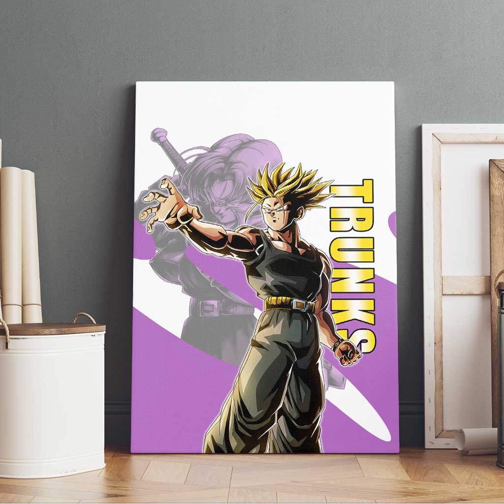 Trunks Time Warrior Canvas Wall Art Dynamic Anime Sword Style