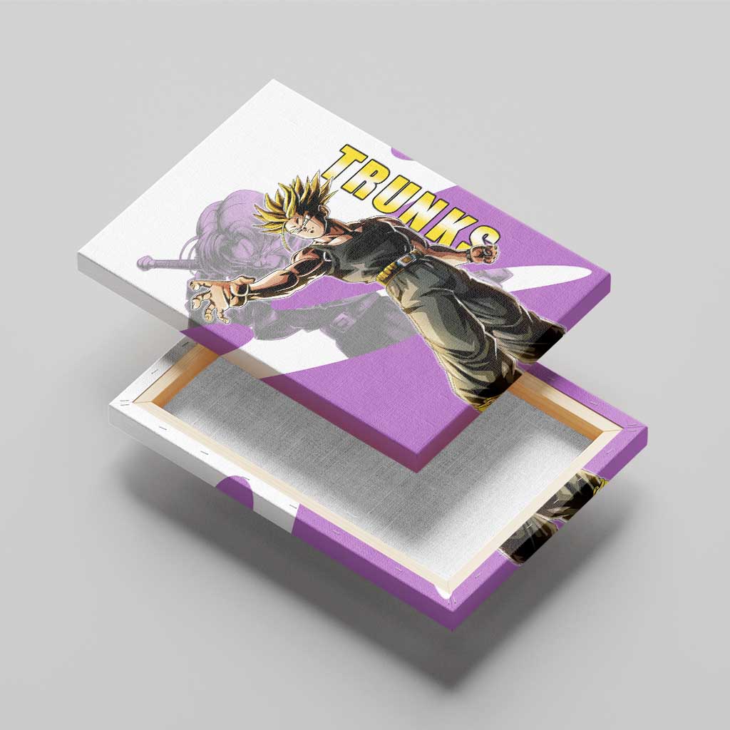 Trunks Time Warrior Canvas Wall Art Dynamic Anime Sword Style