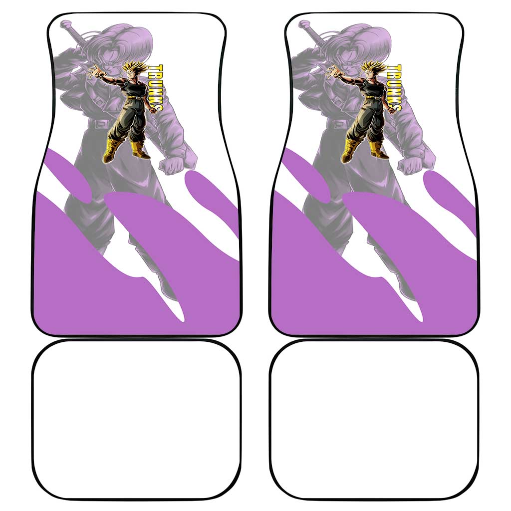 Trunks Time Warrior Car Mats Dynamic Anime Sword Style
