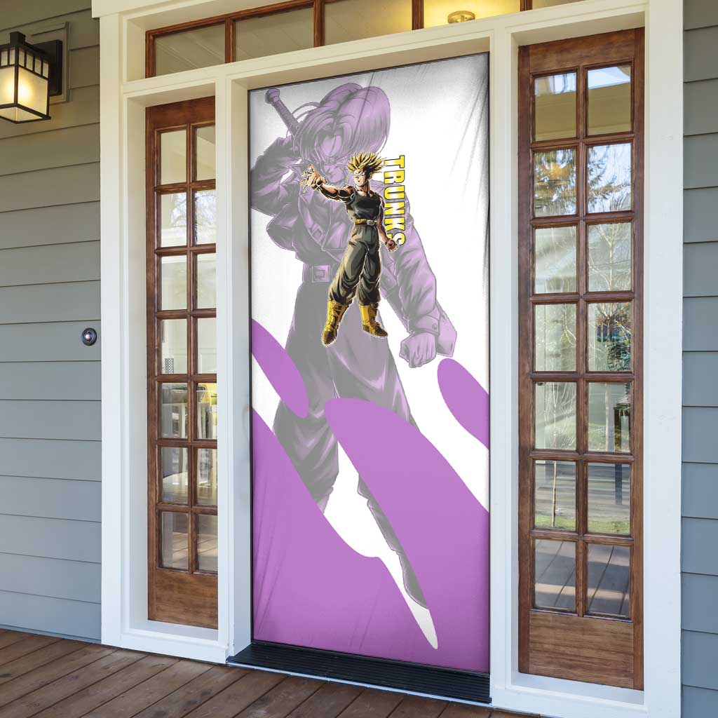 Trunks Time Warrior Door Cover Dynamic Anime Sword Style