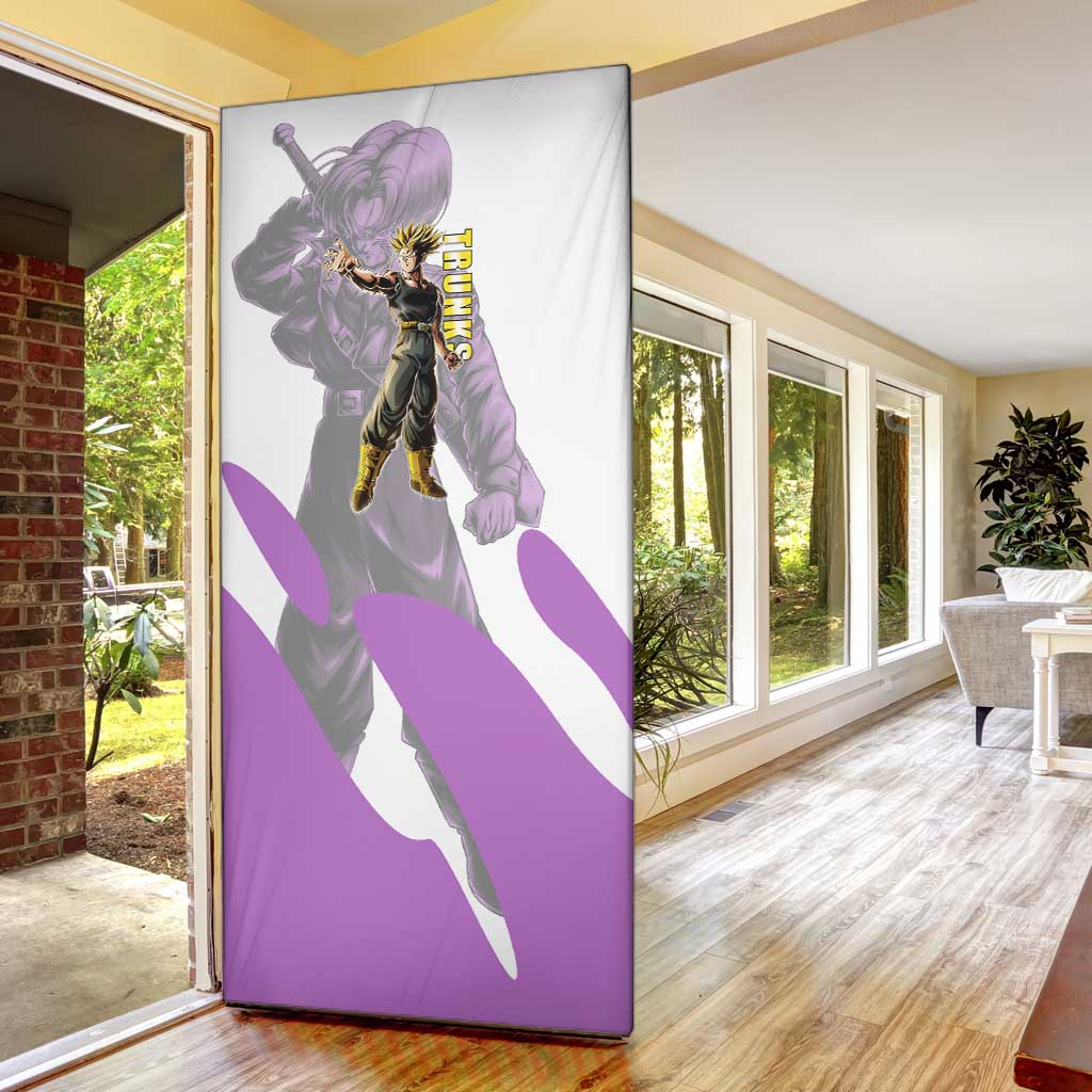 Trunks Time Warrior Door Cover Dynamic Anime Sword Style