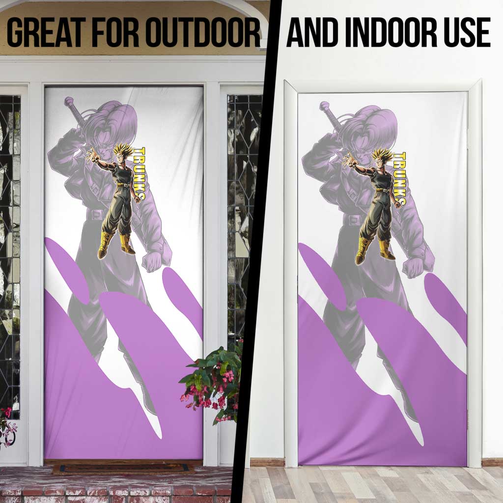 Trunks Time Warrior Door Cover Dynamic Anime Sword Style
