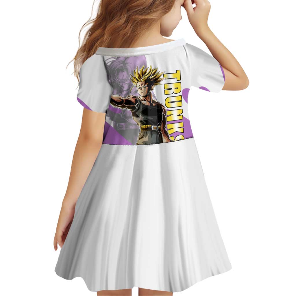Trunks Time Warrior Family Matching Long Sleeve Bodycon Dress and Hawaiian Shirt Dynamic Anime Sword Style
