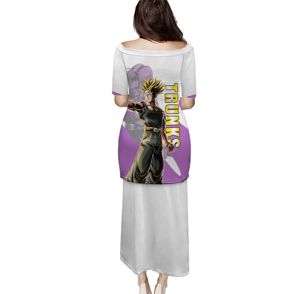 Trunks Time Warrior Family Matching Puletasi and Hawaiian Shirt Dynamic Anime Sword Style