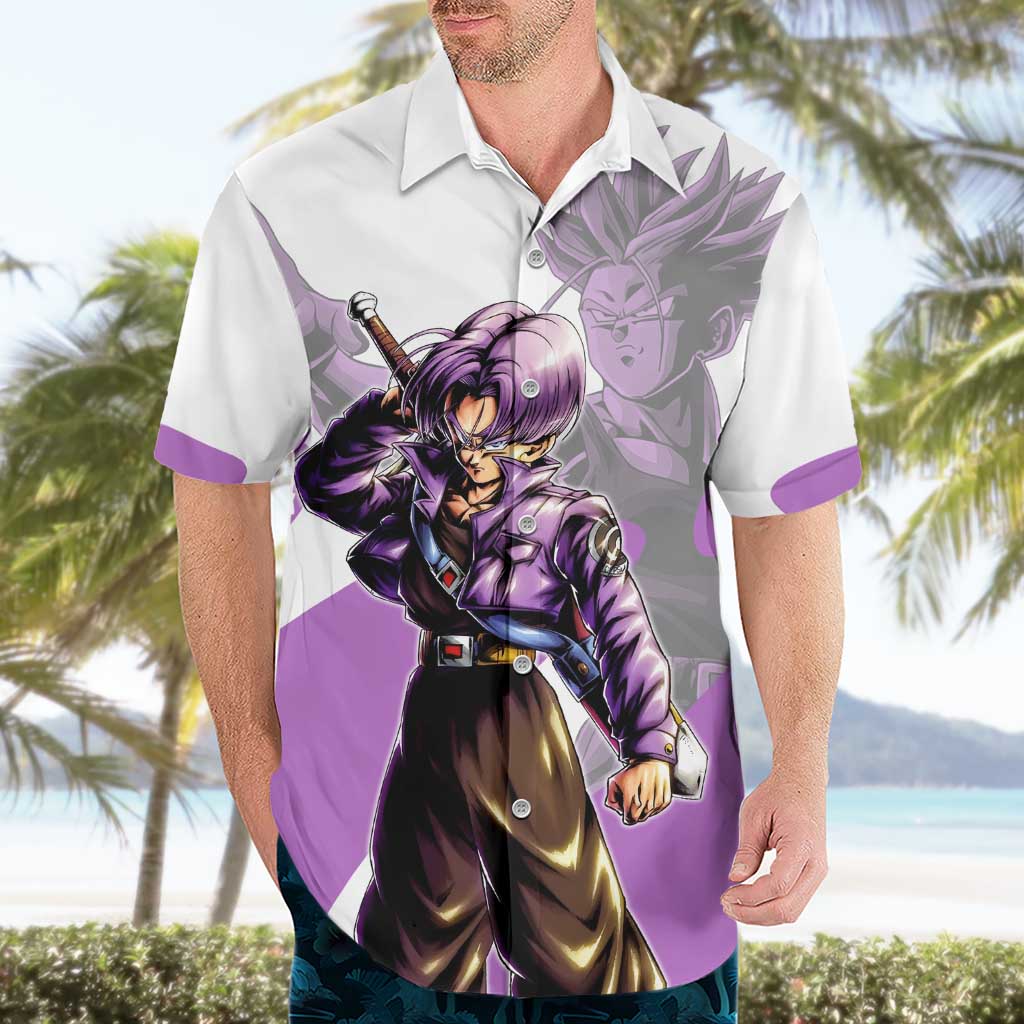 Trunks Time Warrior Hawaiian Shirt Dynamic Anime Sword Style
