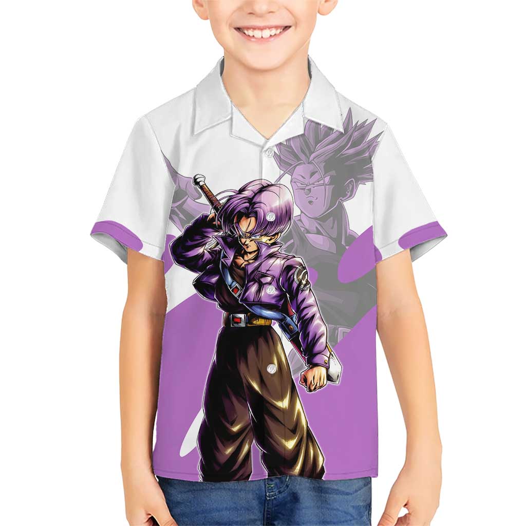 Trunks Time Warrior Hawaiian Shirt Dynamic Anime Sword Style