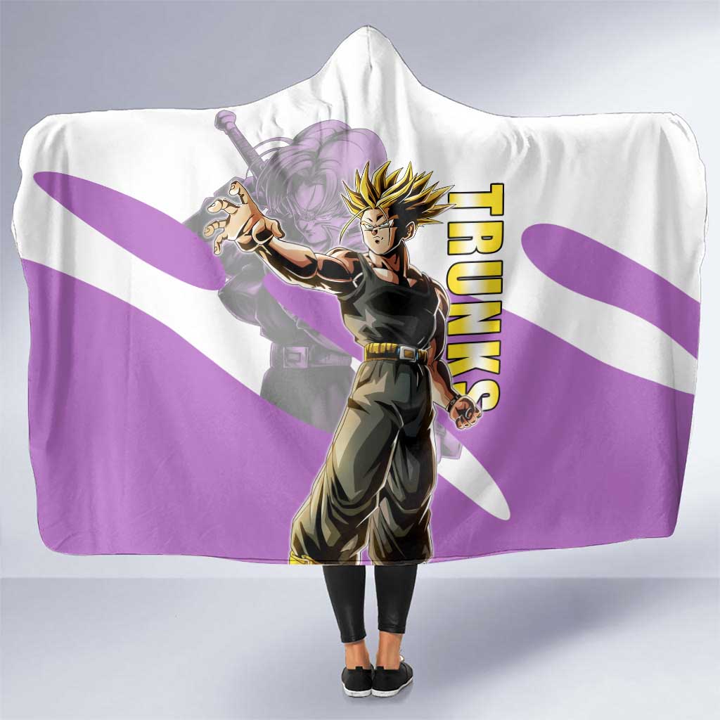 Trunks Time Warrior Hooded Blanket Dynamic Anime Sword Style