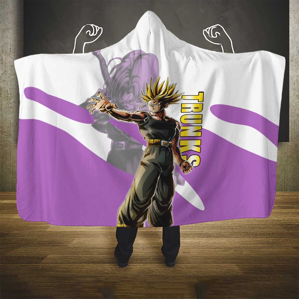 Trunks Time Warrior Hooded Blanket Dynamic Anime Sword Style