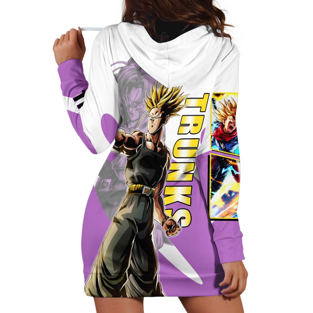 Trunks Time Warrior Hoodie Dress Dynamic Anime Sword Style