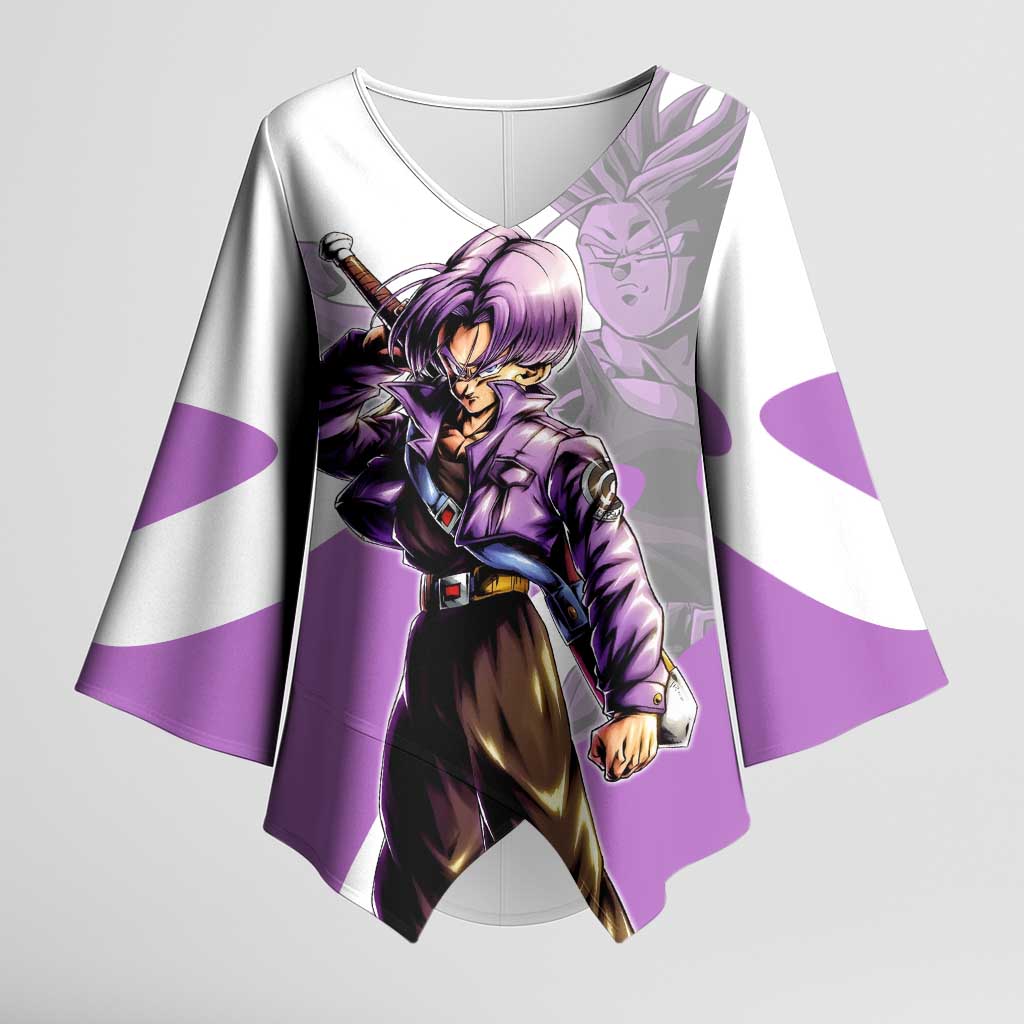 Trunks Time Warrior Kimono Sleeve Blouse Dynamic Anime Sword Style