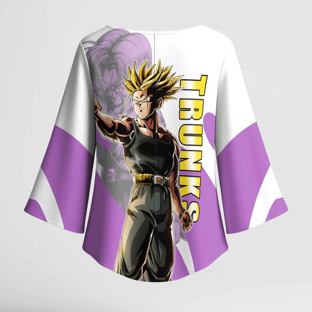 Trunks Time Warrior Kimono Sleeve Blouse Dynamic Anime Sword Style