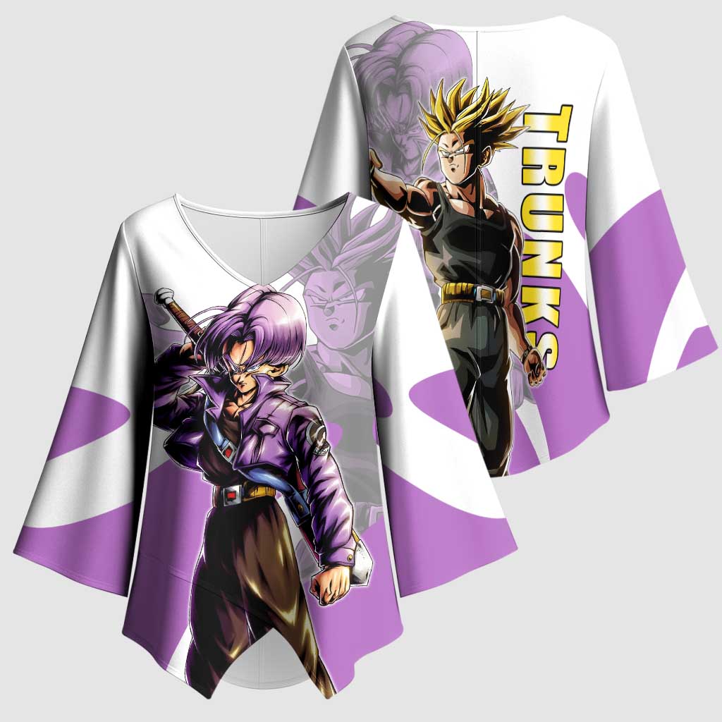 Trunks Time Warrior Kimono Sleeve Blouse Dynamic Anime Sword Style