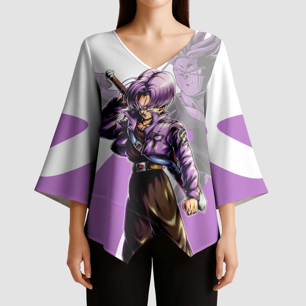 Trunks Time Warrior Kimono Sleeve Blouse Dynamic Anime Sword Style