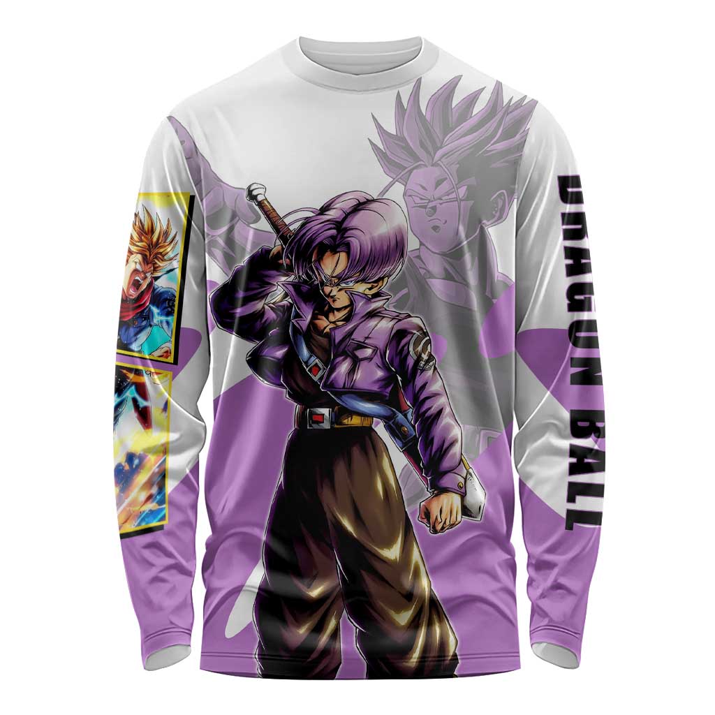Trunks Time Warrior Long Sleeve Shirt Dynamic Anime Sword Style