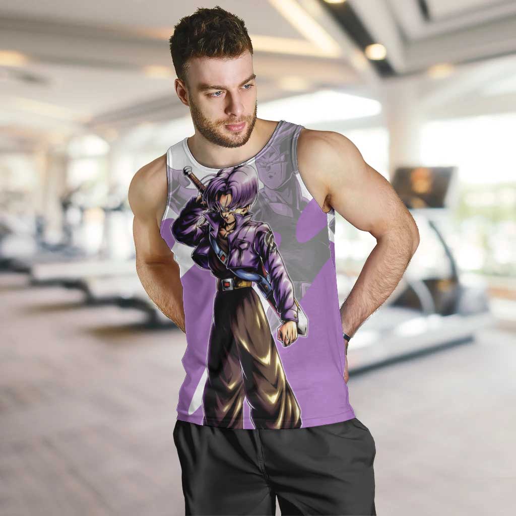 Trunks Time Warrior Men Tank Top Dynamic Anime Sword Style