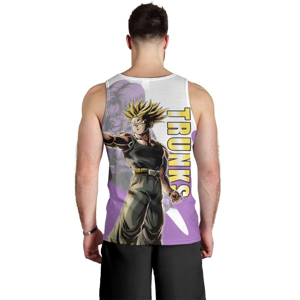 Trunks Time Warrior Men Tank Top Dynamic Anime Sword Style