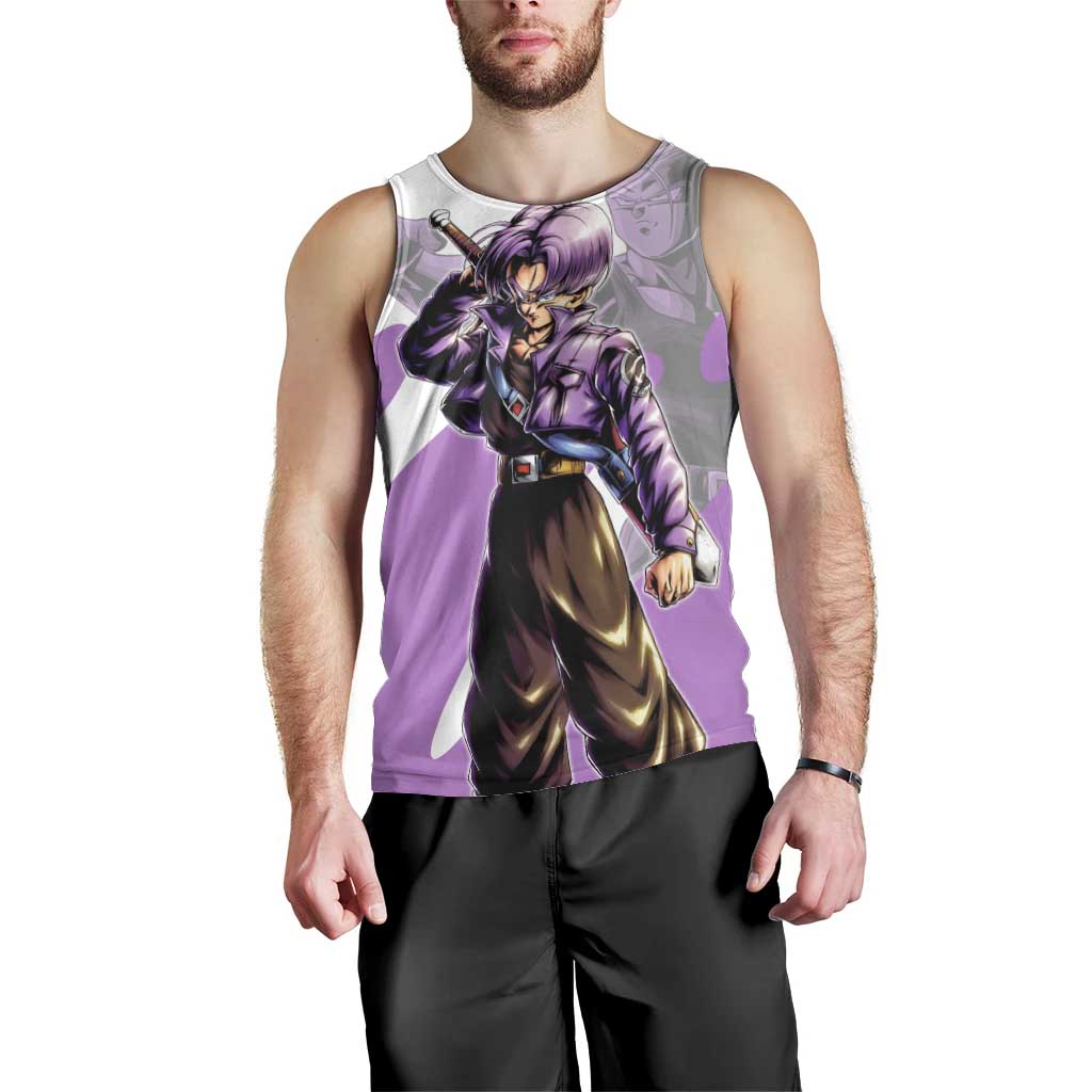 Trunks Time Warrior Men Tank Top Dynamic Anime Sword Style